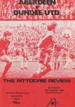 Aberdeen v Dundee United  15-Mar-1980