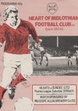 Heart of Midlothian v Dundee United  31-Mar-1984