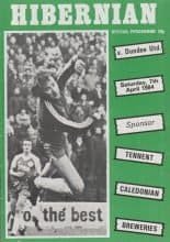 Hibernian v Dundee United  07-Apr-1984