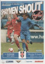 FC Halifax Town v Durham City  25-Aug-2013