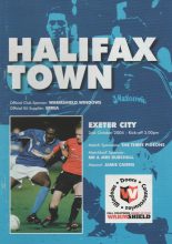 FC Halifax Town v Exeter City  02-Oct-2004