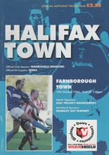 FC Halifax Town v Farnborough Town  16-Oct-2004