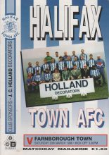 Halifax Town v Farnborough Town   30-Mar-1996