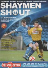 FC Halifax Town v FC United of Manchester  01-Jan-2011