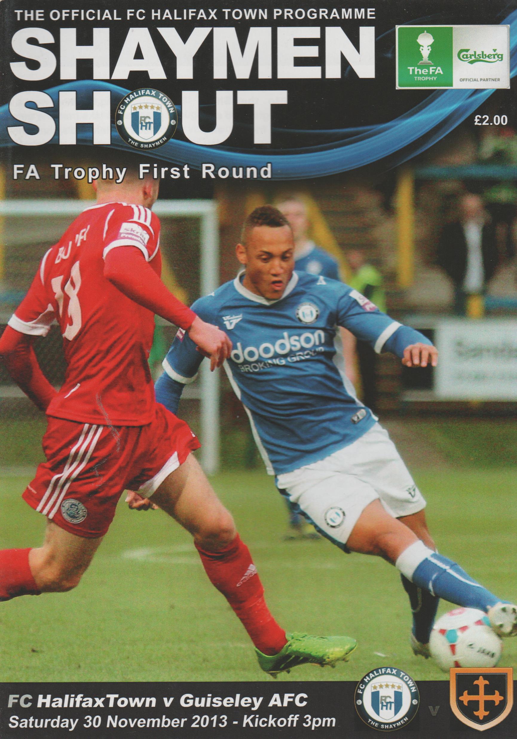 FC Halifax Town v Guiseley   30-Nov-2013