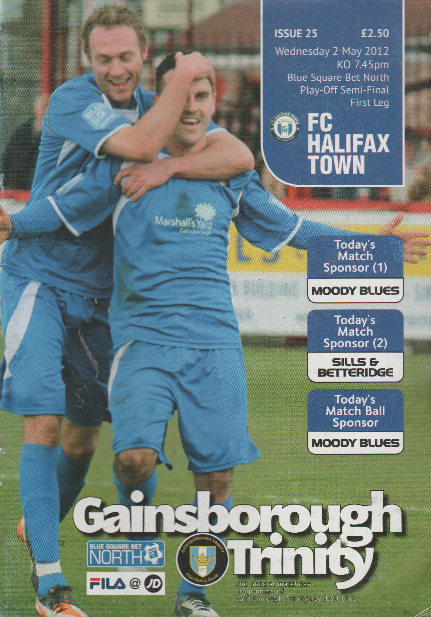 Gainsborough Trinity v FC Halifax Town 02-May-2012