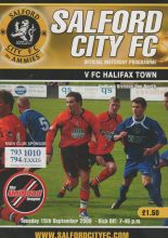 Salford City v FC Halifax Town 15-Sep-2009