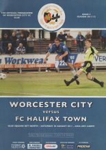 Worcester City v FC Halifax Town 20-Aug-2011