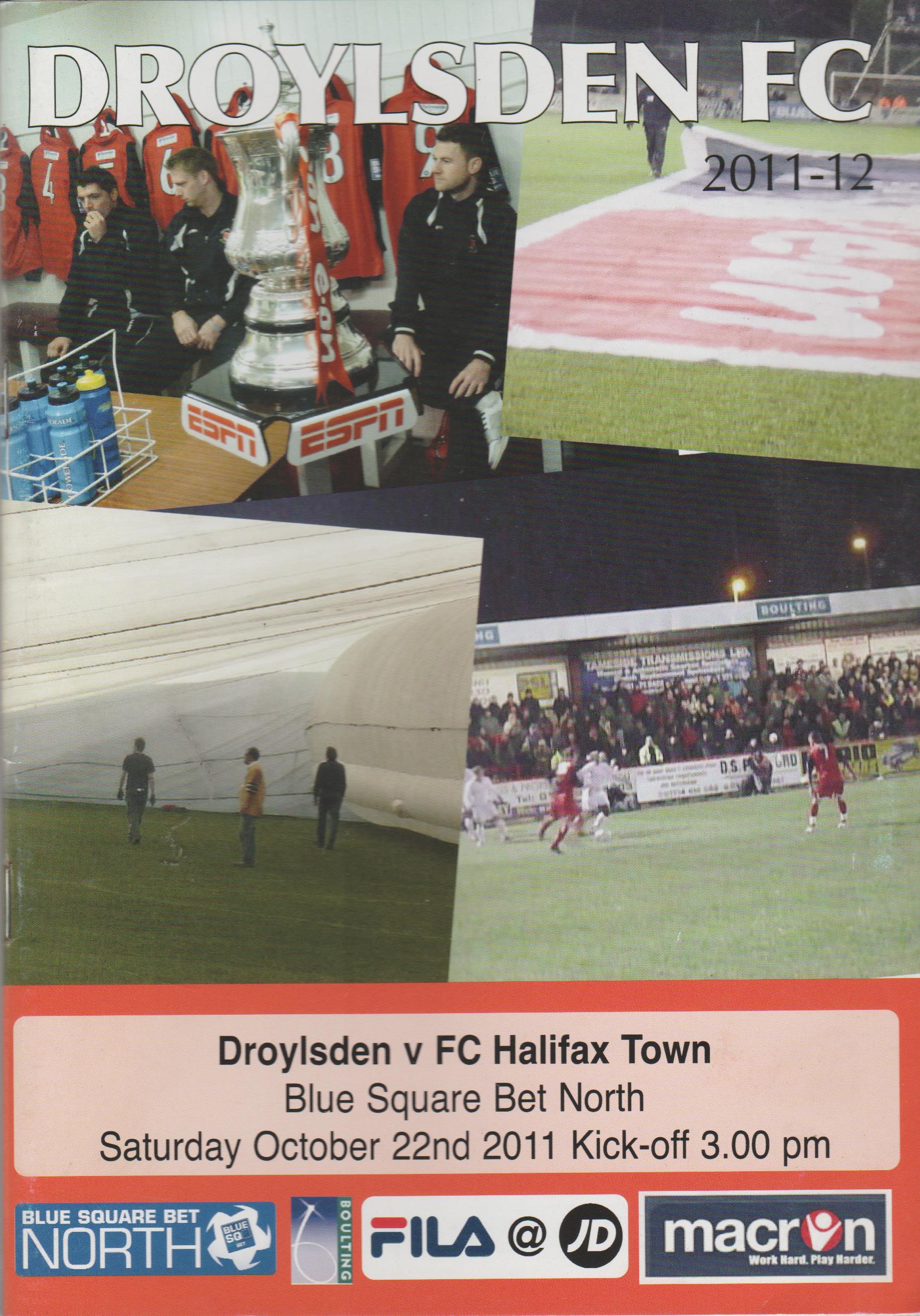 Droylsden v FC Halifax Town 20-Oct-2011