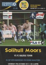 Solihull Moors v FC Halifax Town 29-Oct-2011