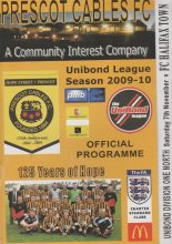 Prescot Cables v FC Halifax Town 07-Nov-2009
