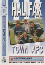 Halifax Town v Kidderminster Harrier  16-Sep-1995