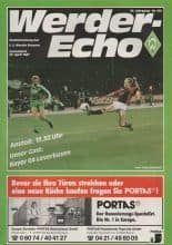 Werder Bremen v Bayer  04 Leverkusen   25-Apr-1987
