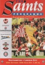 Southampton v Lincoln City 23-Oct-1996