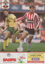 Southampton v Luton Town  01-Sep-1990