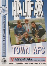 Halifax Town v Macclesfield Town  22-Aug-1995