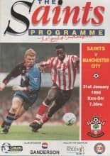 Southampton v Manchester City 31-Jan-1996