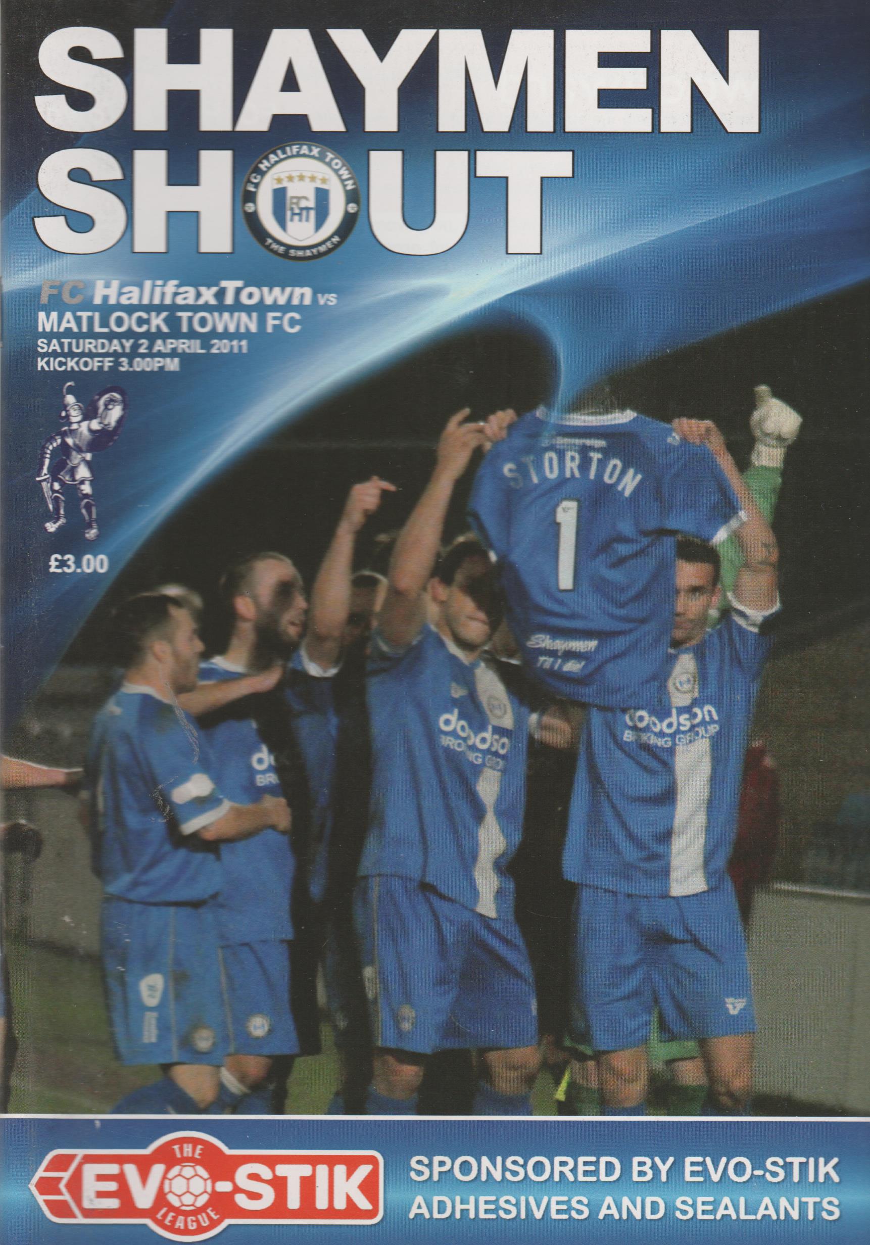 FC Halifax Town v Matlock Town   02-Apr-2011