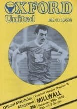 Oxford United v Millwall  19-Feb-1983