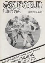 Oxford United v Millwall  27-Apr-1983