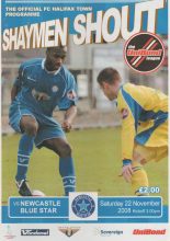 FC Halifax Town v Newcastle Blue Star  22-Nov-2008