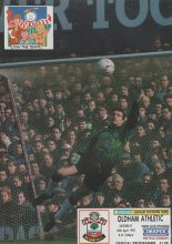 Southampton v Oldham Athletic  25-Apr-1992