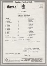 Reading Reserves v Oxford United Reserves  21-Apr-1987