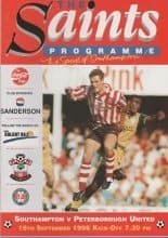 Southampton v Peterborough United 18-Sep-1996