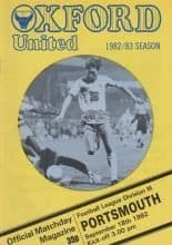 Oxford United v Portsmouth 18-Sep-1982