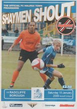 FC Halifax Town v Radcliffe Borough  10-Jan-2009