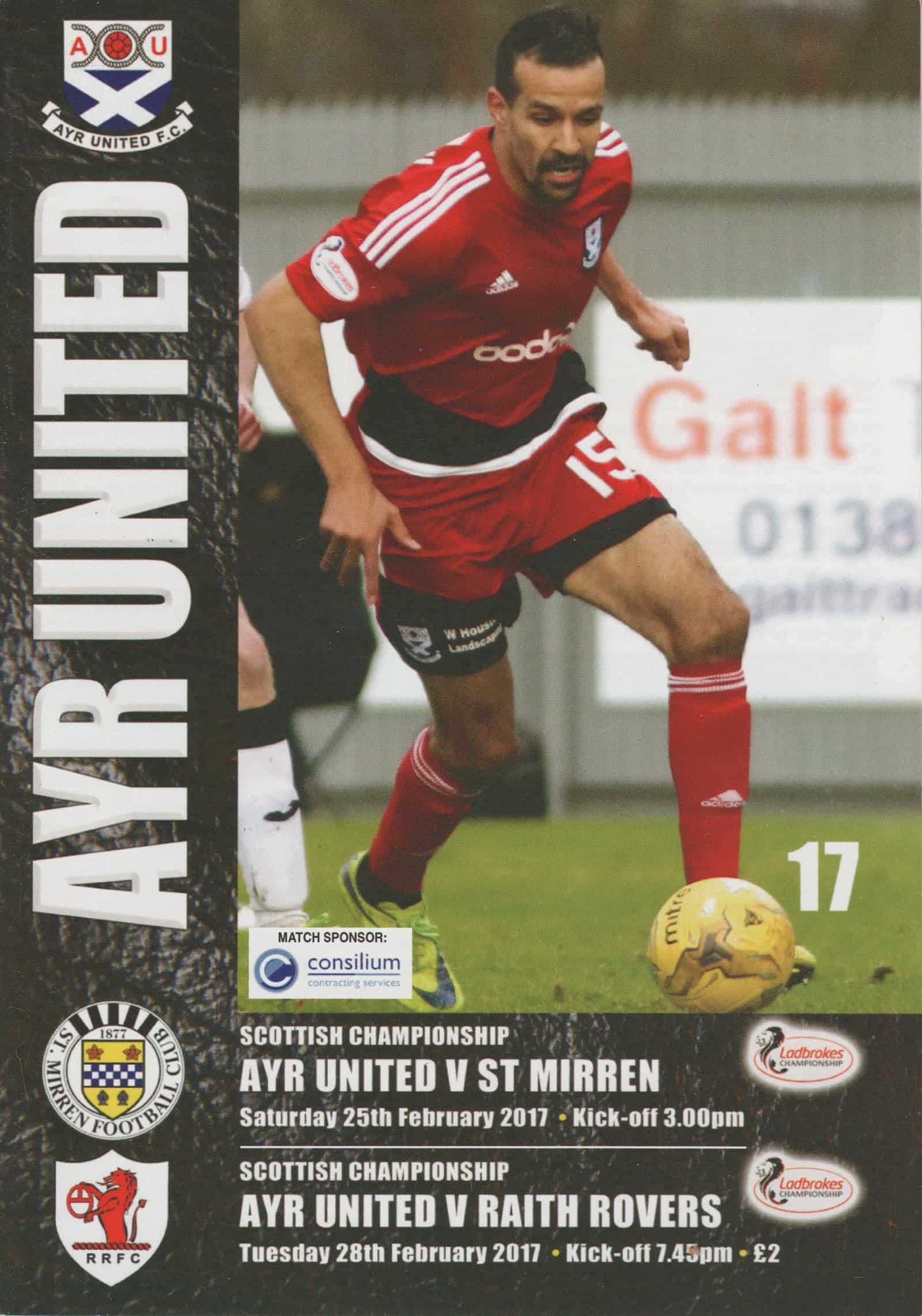 Ayr United v Raith Rovers   28-Feb-2017