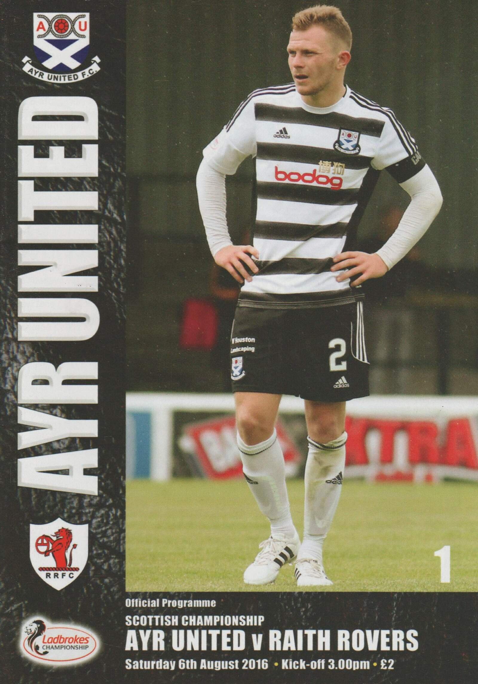 Ayr United v Raith Rovers   06-Aug-2016
