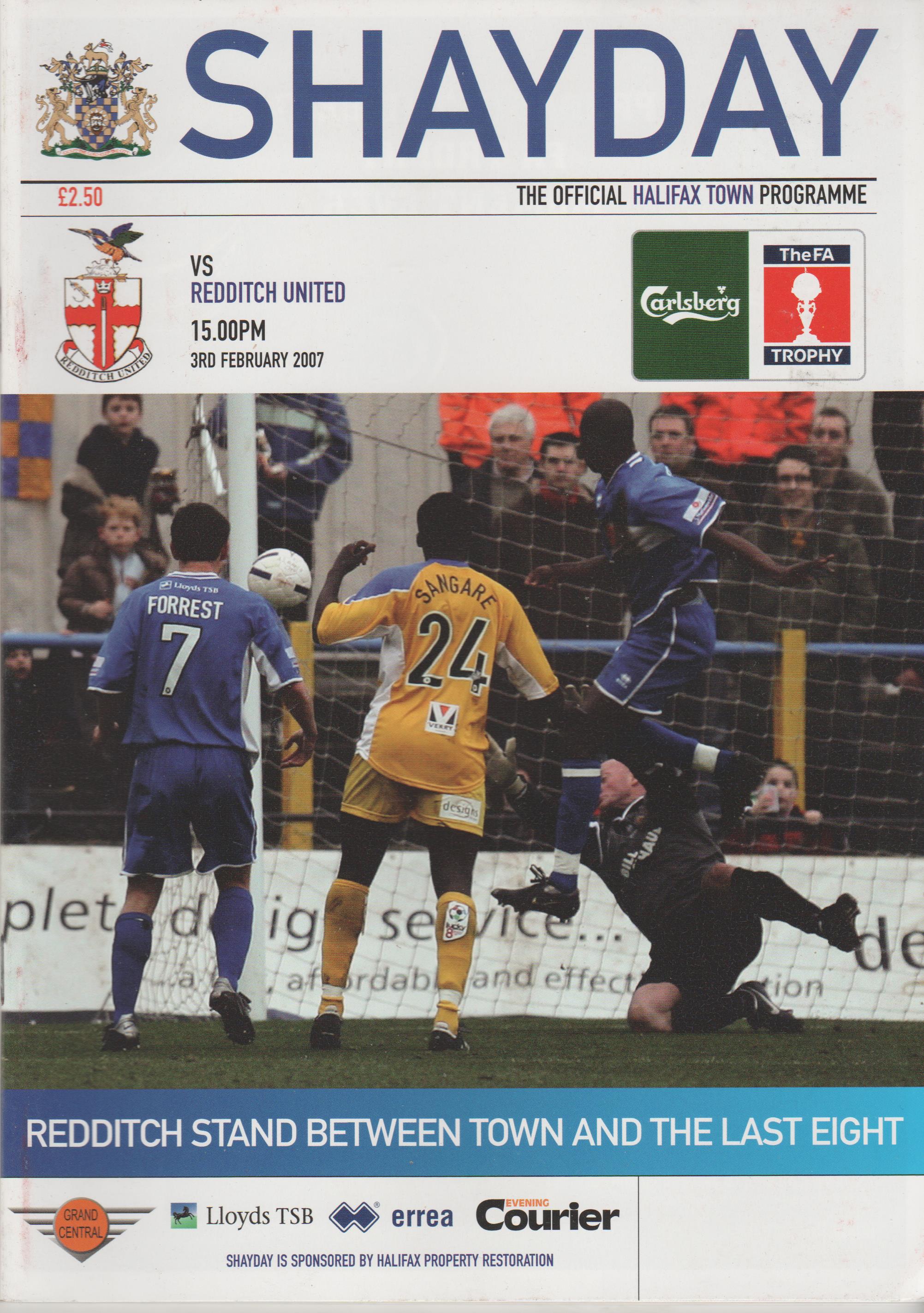 FC Halifax Town v Redditch United  03-Feb-2007