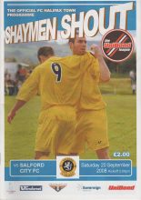 FC Halifax Town v Salford City  20-Sep-2008