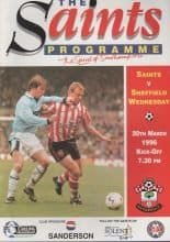Southampton v Sheffield Wednesday 20-Mar-1996
