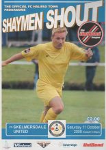 FC Halifax Town v Skelmersdale United   11-Oct-2008