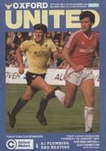 Oxford United v Southampton 01-Jan-1987
