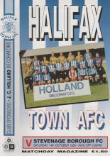 Halifax Town v Stevenage Borough  14-Oct-1995