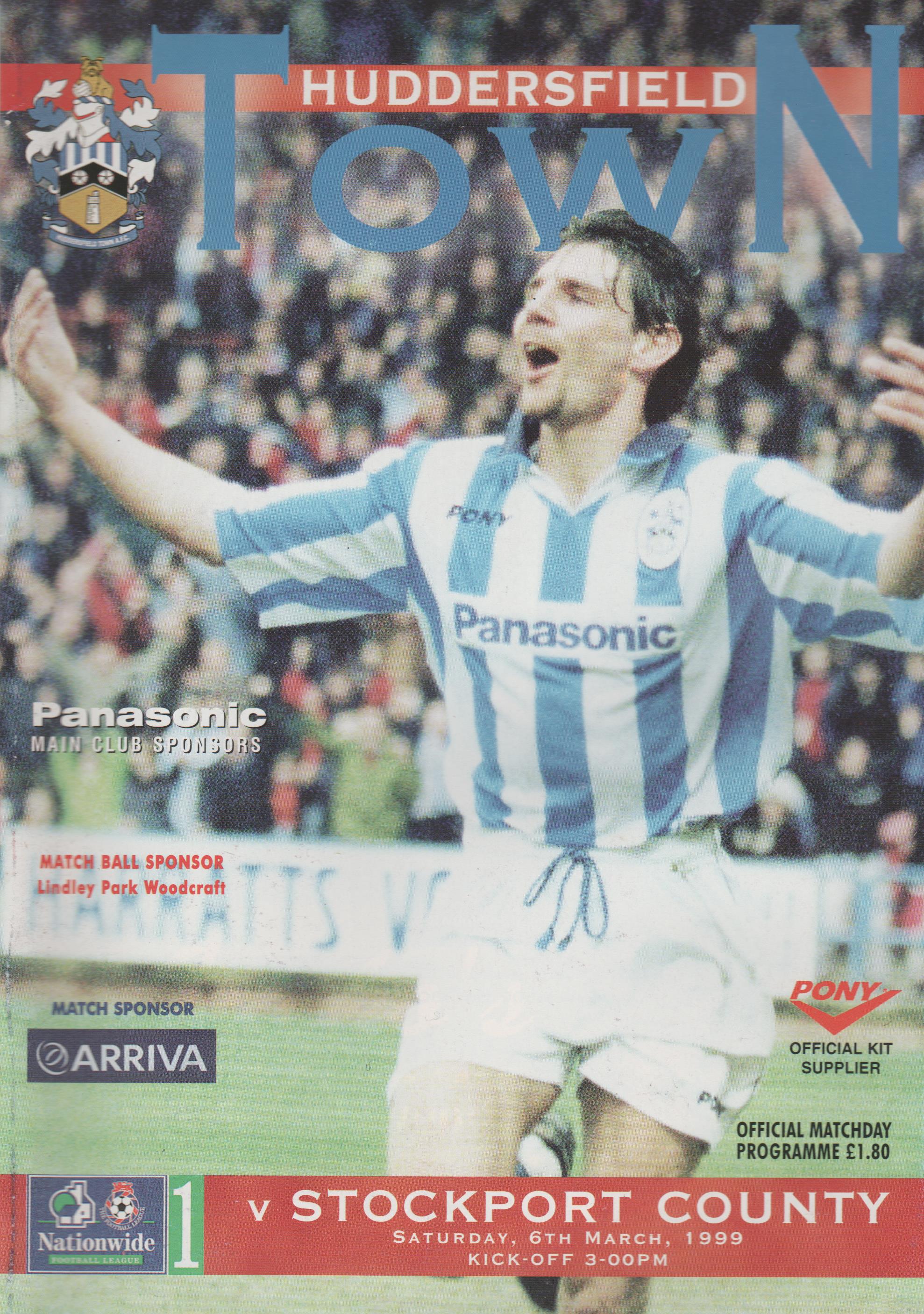 Huddersfield Town v Stockport County  06-Mar-1999