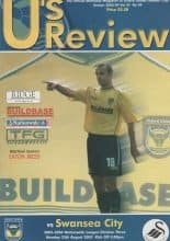 Oxford United v Swansea City  25-Aug-2003