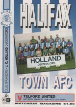 Halifax Town v Telford United  06-Apr-1996