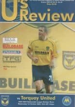 Oxford United v Torquay United  01-Oct-2003