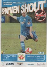 FC Halifax Town v Trafford  18-Apr-2009