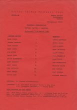 Oxford United Reserves v Watford Reserves  27-Mar-1985