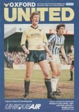 Oxford United v Wimbledon  20-Apr-1987