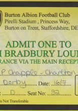 Burton Albion v Derby County 16-Jul-????