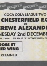 Chesterfield v Crewe Alexandra 02-Dec-2009