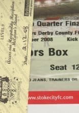 Stoke City v Derby County  02-Dec-2008