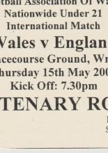 Wales u21 v England u21 15-May-2008