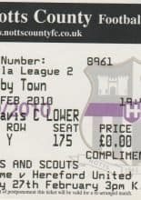 Notts County v Grimsby Town   17-Feb-2010